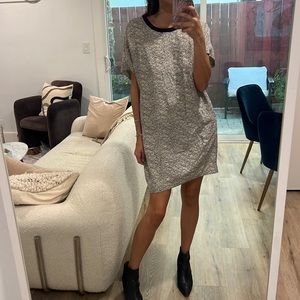 Rag & Bone printed mini dress white and black abstract